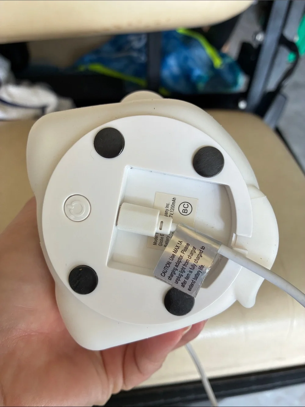 White Unicorn LED Night Light -